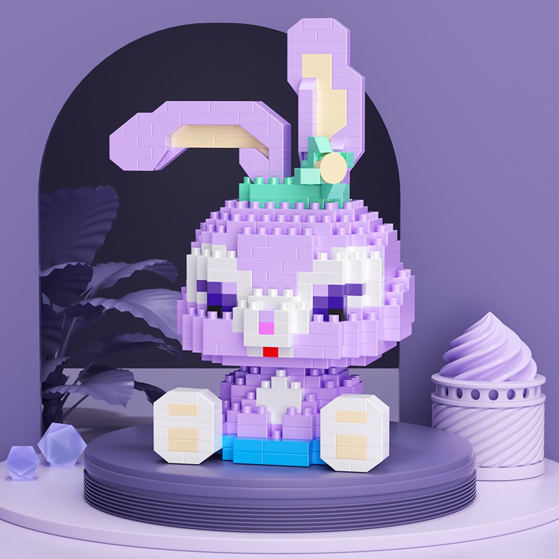 1-MINNIE Mô Hình Lắp Ráp Nhân Vật Hoạt Hình Đáng Yêu