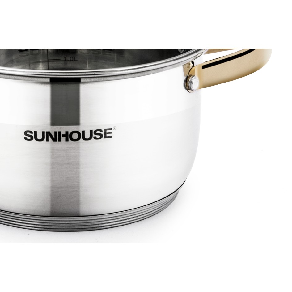 Nồi inox 5 đáy SUNHOUSE 24 CM