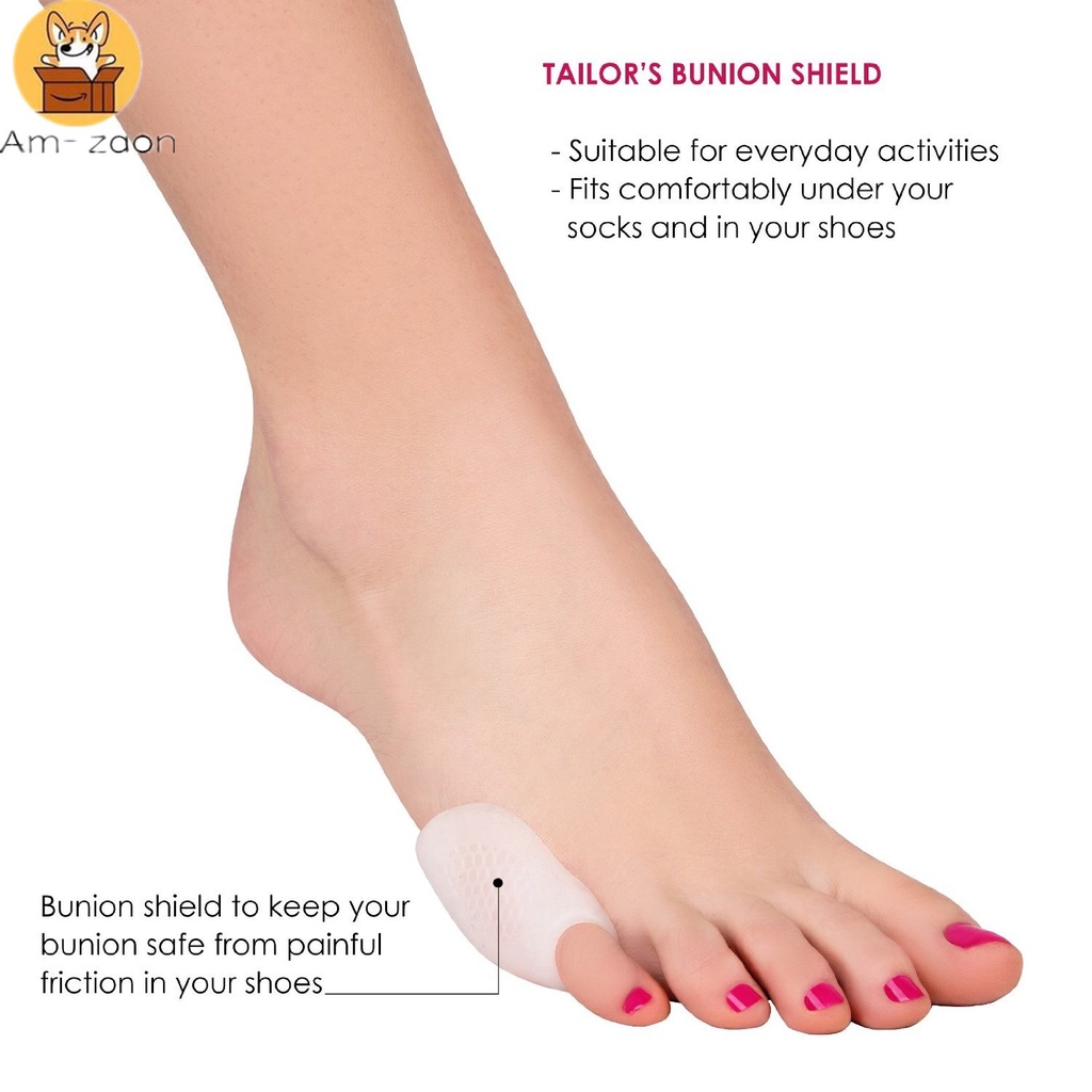 Set 2 Dụng Cụ Silicone Chỉnh Hình Ngón Chân Cái Giảm Đau