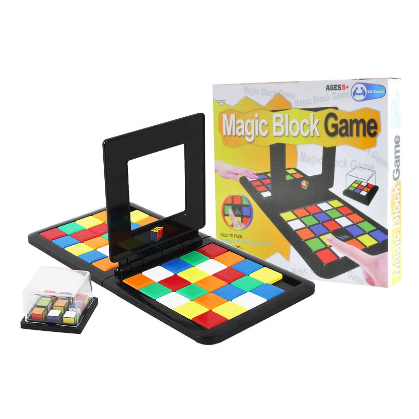 Bộ trò chơi board game Magic block game - Thử thách Rubik