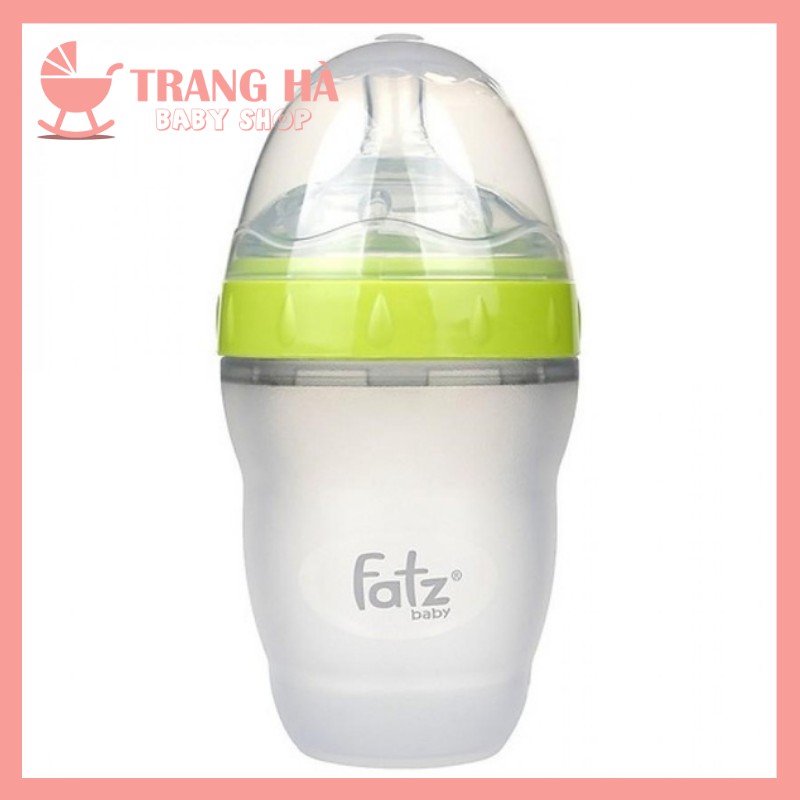 𝑮𝑰𝑨́ 𝑯𝑼̉𝒀 𝑫𝑰𝑬̣̂𝑻BÌNH SỮA SILICON FATZ BABY 180ML FB0180C