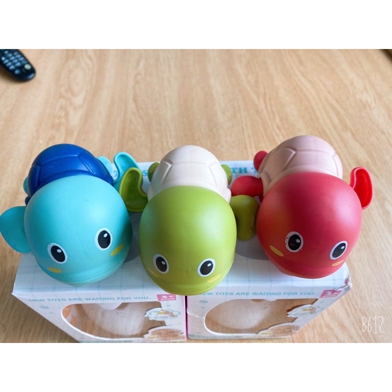 Rùa Con Tập Bơi Trong Nước Cho Bé
