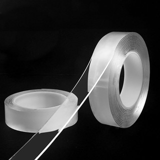 Đa chức năng Băng keo hai mặt dính mạnh mẽ Băng keo Nano không dấu vết có thể giặt được Băng có thể tháo rời Gel ngoài trời trong nhà