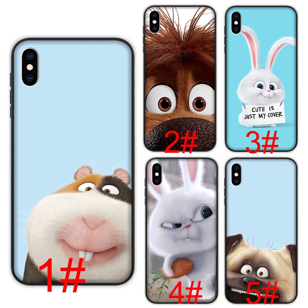 Ốp điện thoại mềm in hình cuộc sống bí mật của thú cưng cho iPhone XS Max XR X 7 8 6 6S Plus 5 5S SE