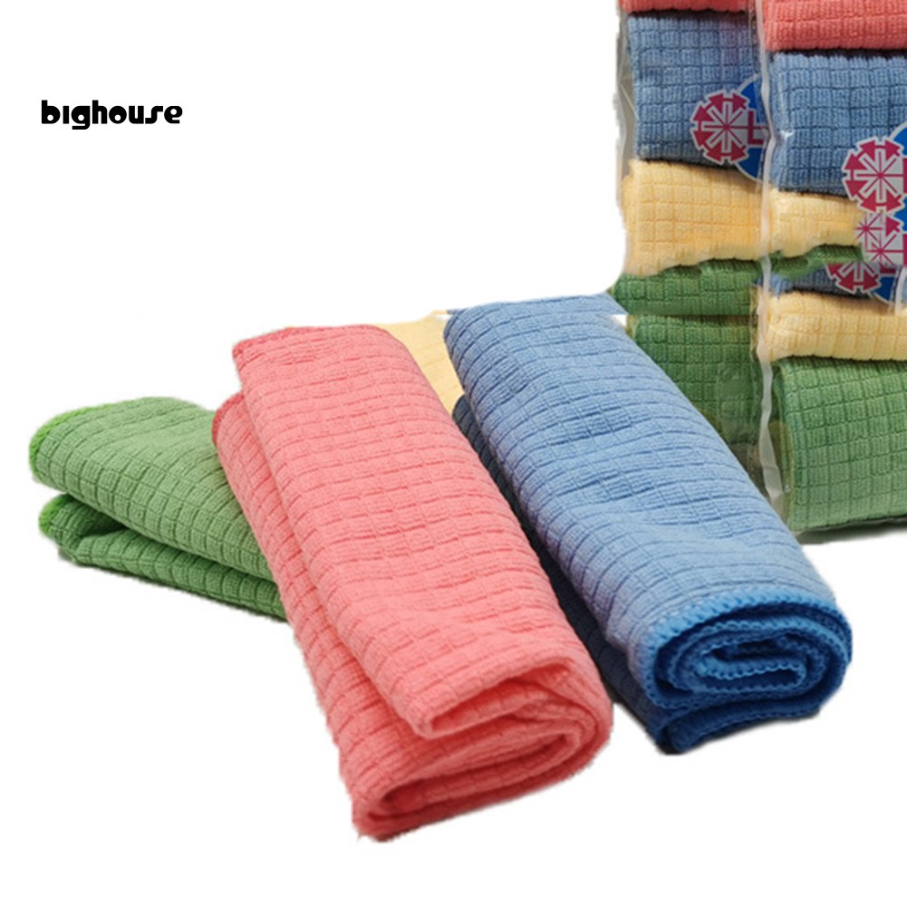 Set 4 Khăn Lau Chén Dĩa Thấm Hút Nước Tốt Tiện Dụng