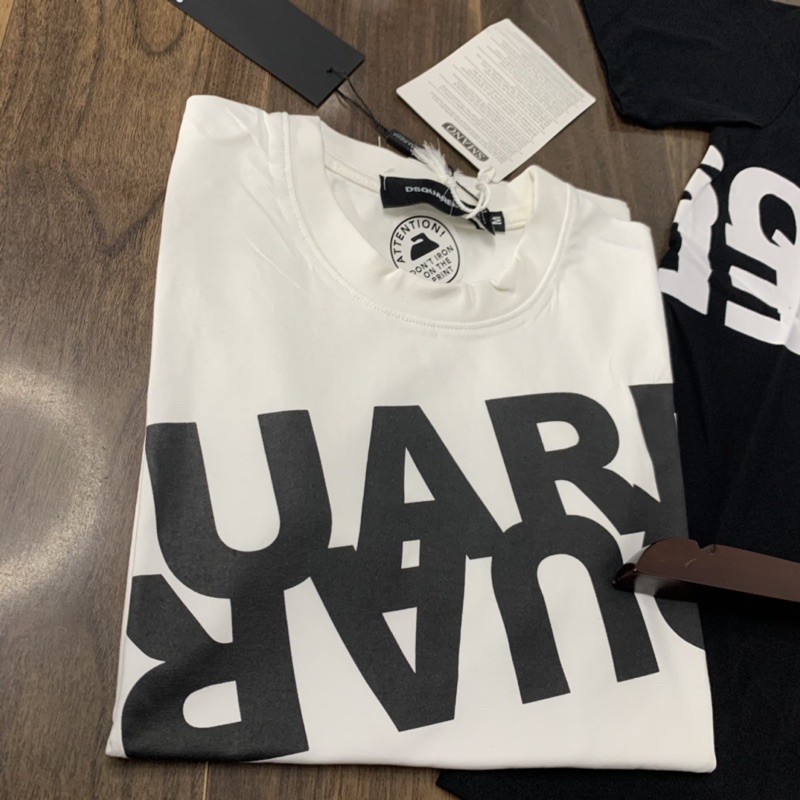 Áo Phông Nam DSQ Dập Nổi Chữ Chéo Chất Cotton Siêu Đẹp | BigBuy360 - bigbuy360.vn