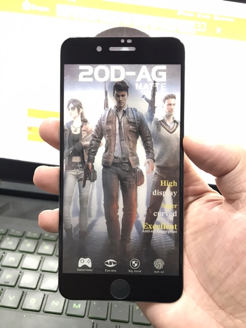 Kính Chống Vân AG cho 8Plus/X/XsMax/11ProMax/12ProMax Phiên Bản Cao Cấp cho Game Thủ