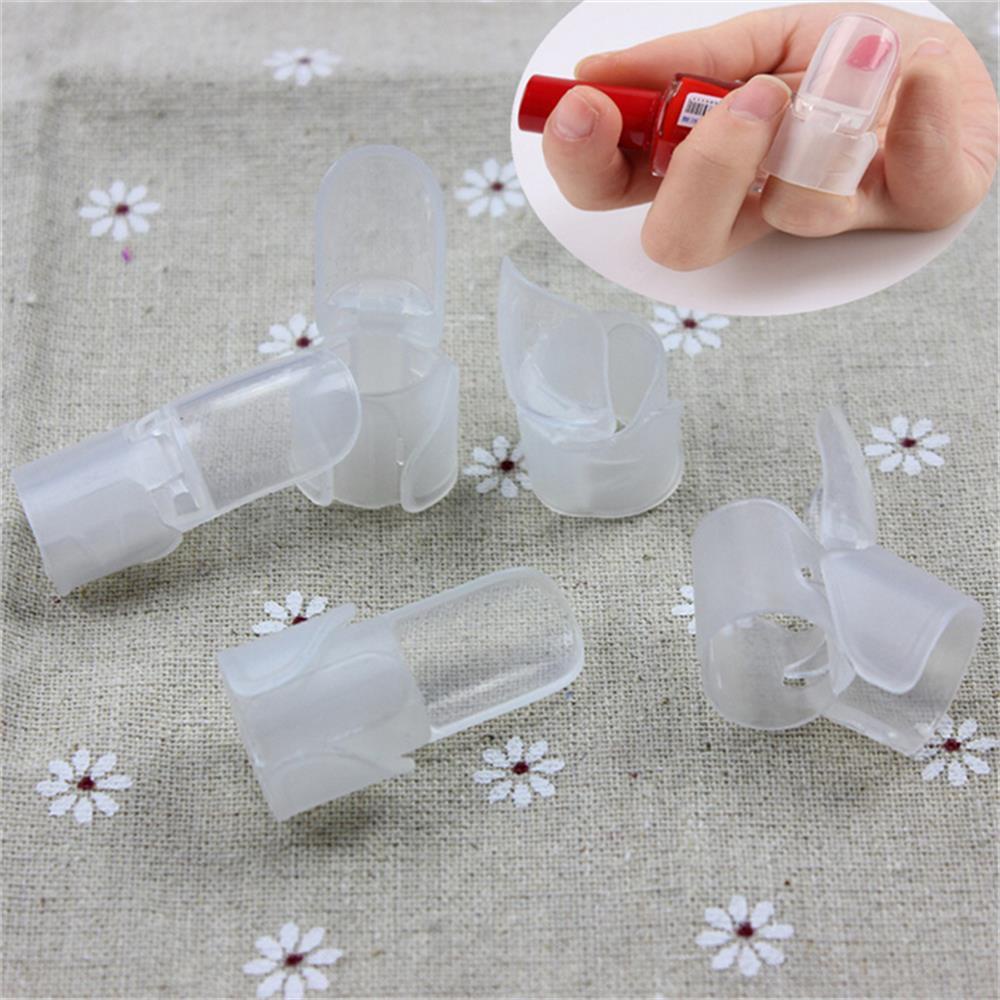 [Hàng mới về] 10 Vỏ bảo vệ móng tay LAYOR mới che phủ ngón tay trong suốt tự làm thời trang