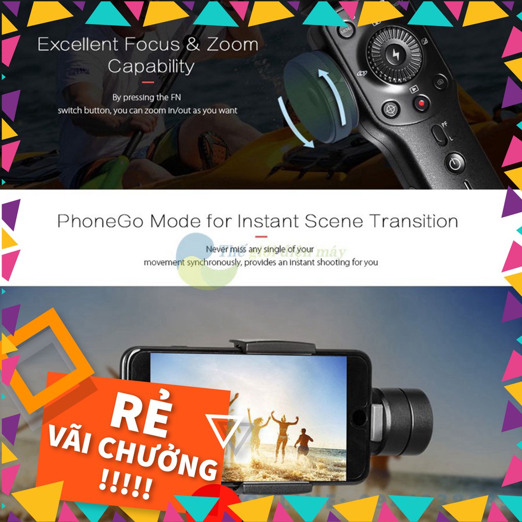 [SALE] (hàng chính hãng) Tay cầm chống rung gimbal Zhiyun smooth 4 - Bảo hành 12 tháng - Shop Thế Giới Điện Máy .