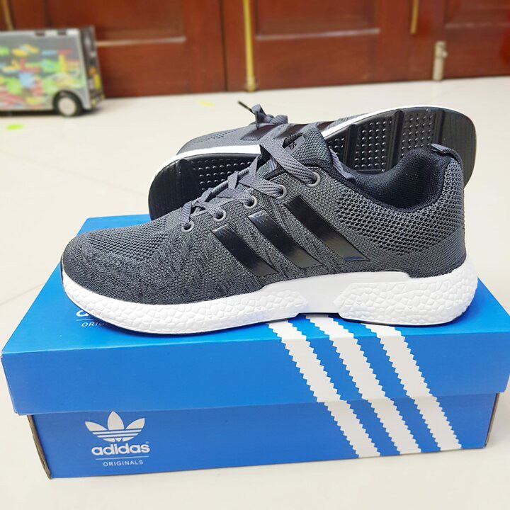GIÀY THỂ THAO NAM MÀU GHI ĐẾ TRẮNG, SIZE 39-44 | BigBuy360 - bigbuy360.vn