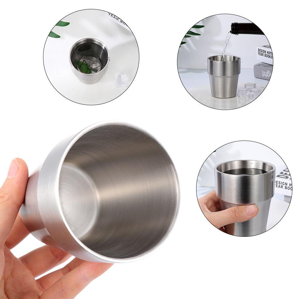 Cốc Uống Bia / Trà / Cà Phê Hai Lớp Treo Tường Nhỏ Gọn Tiện Lợi