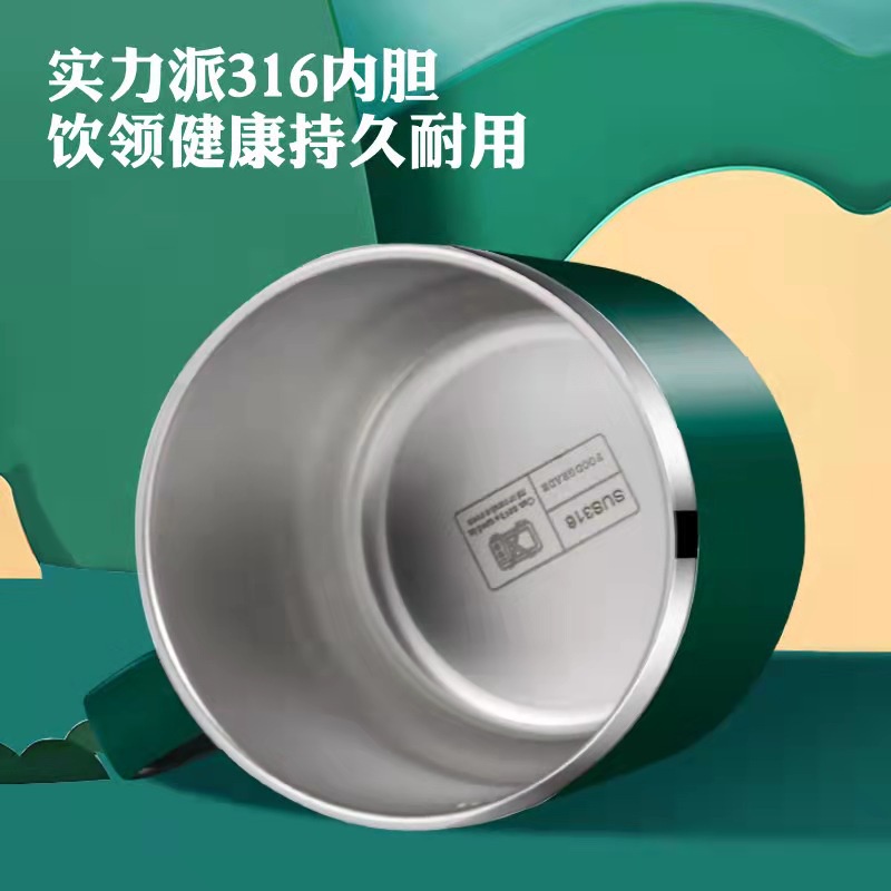 PVN48145 Cốc Uống Nước Giữ Nhiệt Inox Có Nắp Đậy Chống Đổ Cho Bé Giá Rẻ