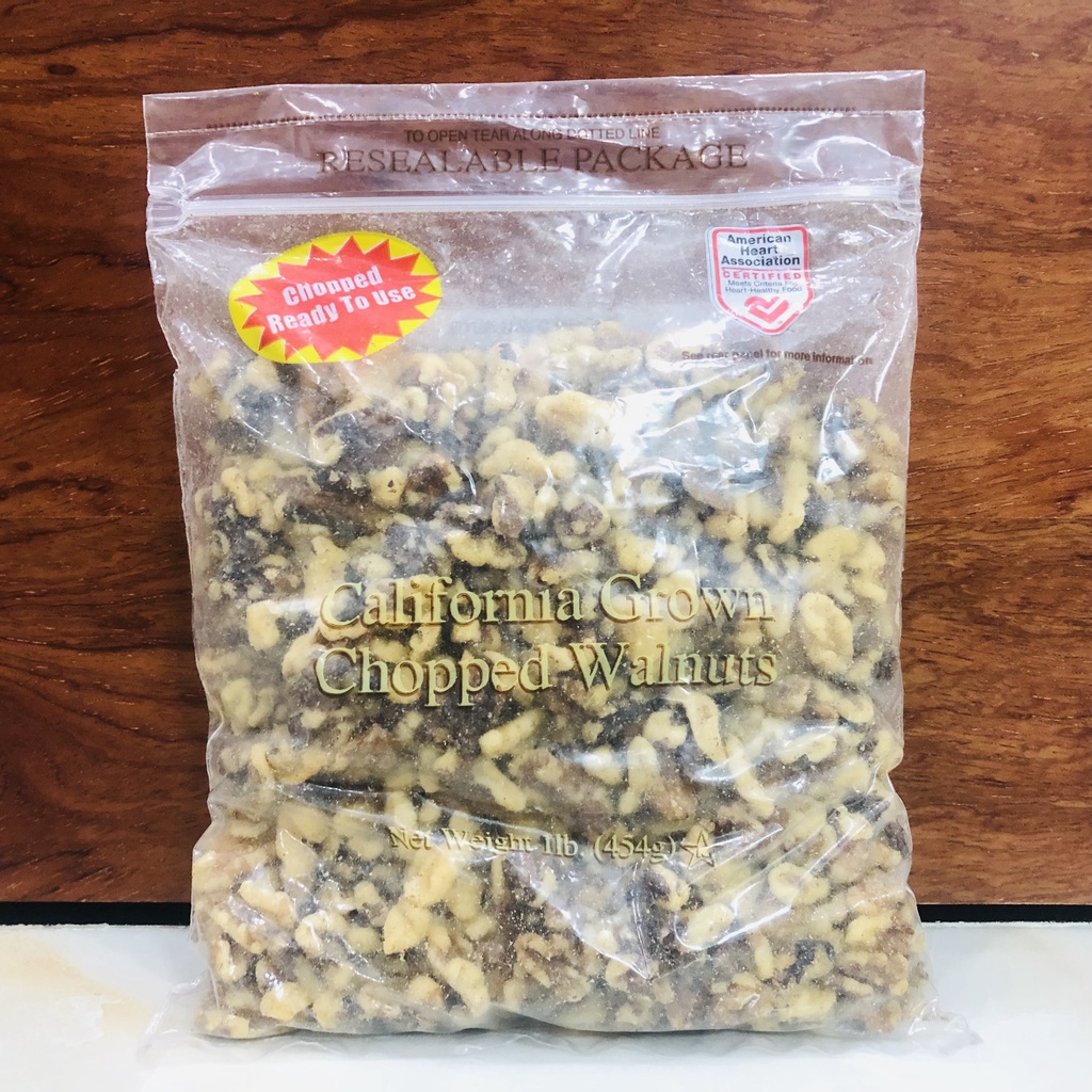 [HÀNG MỸ] Óc chó nhân California Grown Chopped Walnuts 454G ( GIỐNG CỦA KIRKLAND )