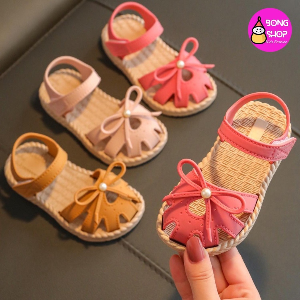 Giày sandal cao su dễ thương xinh xắn cho bé gái