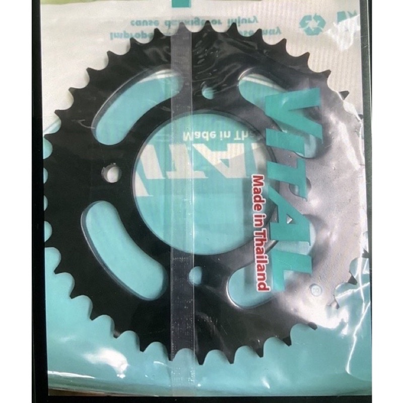 Dĩa tải lắp xe Ex 135, Sirius, Jupiter, Exciter 135, Ya z125, Ya YB 125 hiệu VITAL - NSD, xích đĩa tải Thái Lan