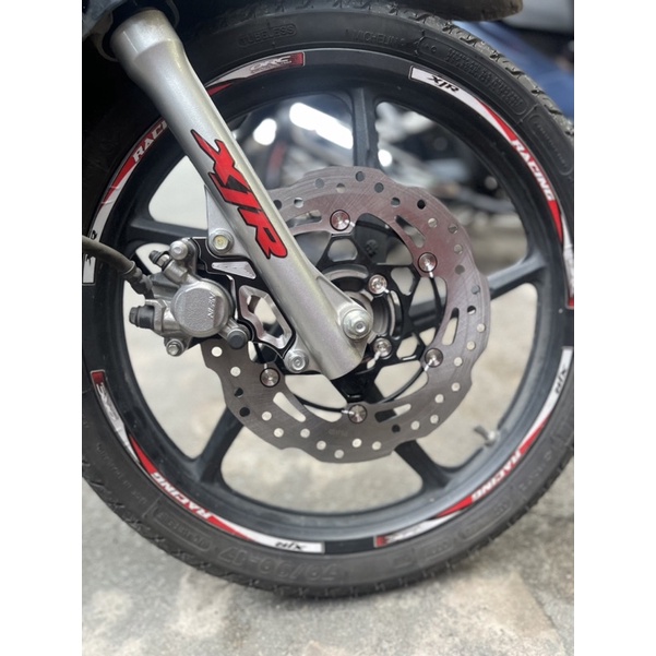 Combo đĩa Winner - WinnerX kèm lòng nhôm và pat gắn xe Future 125 FI đi heo zin