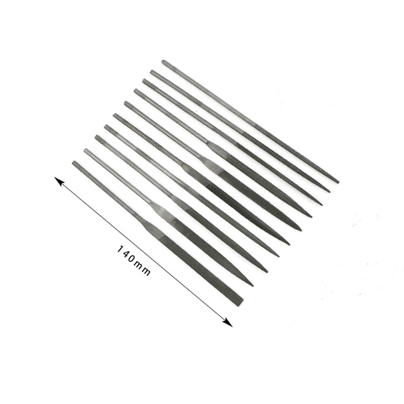 Bộ 10 cây dũa nhỏ 140mm dùng để làm đồ trang sức thủ công