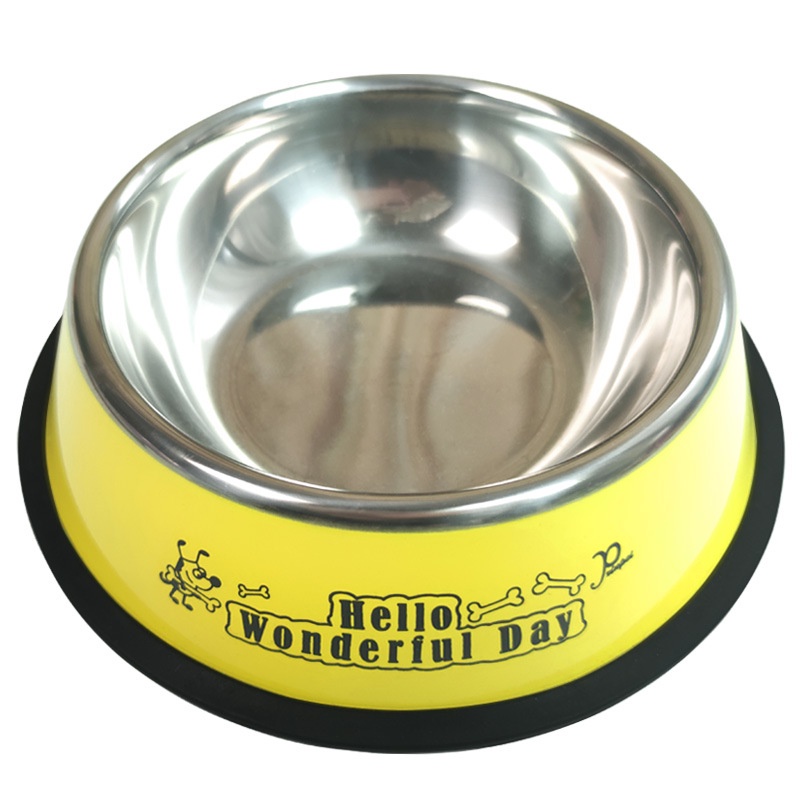 MOLAMGO  Tô Đựng Thức Ăn Cho Thú Cưng Chống Trượt Bằng Thép Không Gỉ