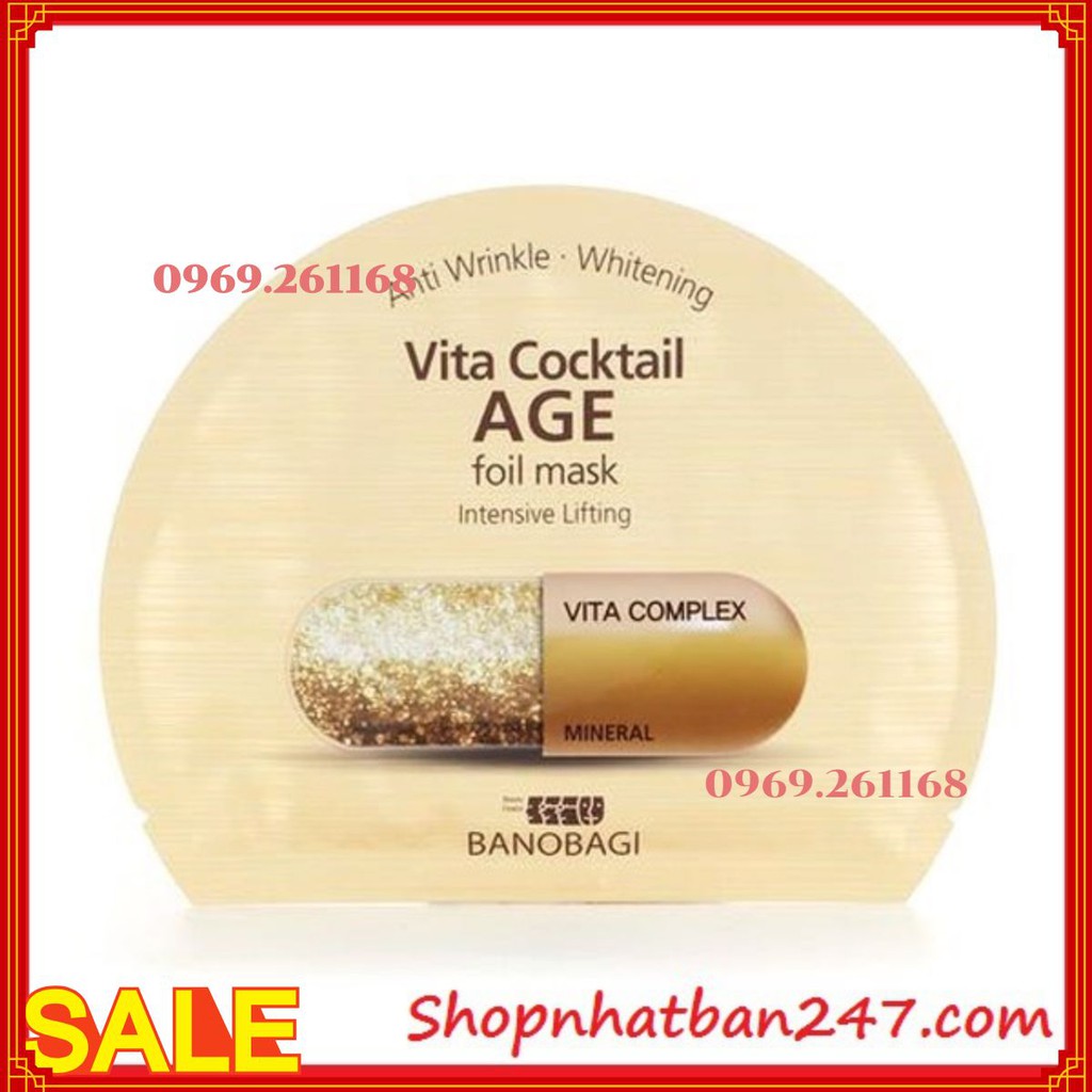 Mặt nạ Vita Cocktail Banobagi Mask Hàn Quốc - 100% Authentic