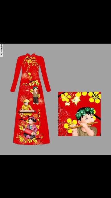 🍎SALE 2 MAU AO DAI XUAN CHI 150 K .1 AO MAY SAN.