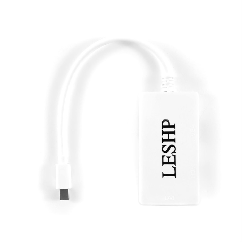 [New promo]LESHP 1080P DP Male To DVI/VGA/HDMI-compatible Female Adapter Converter Cable