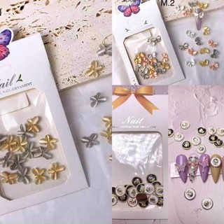 Set charm mix , phụ kiện nail đính móng