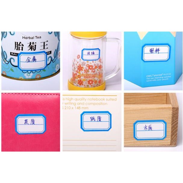 Nhãn Dán Ghi Tên Chống Thấm Nước Tiện Dụng