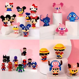 lego nano linkgo 3D one piece - luffy - đảo hải tặc dễ thương, lắp ráp sáng tạo nhân vật hoạt hình 10xtimes