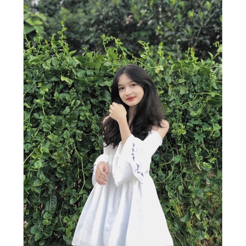 Váy bo chun ngực dáng xòe boho phong cách nàng thơ dành cho nữ chất đẹp | BigBuy360 - bigbuy360.vn