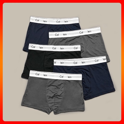 Combo 5 Quần sịp đùi nam, quần lót boxer nam cotton thun lạnh co dãn 4 chiều thấm hút tối đa