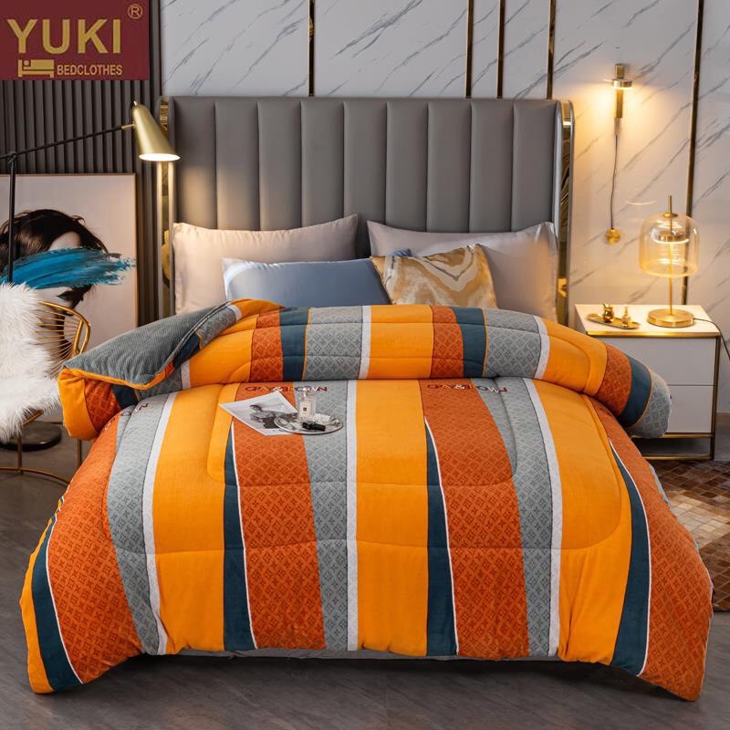 Chăn Lông Thỏ YuKi Hàng Cao Cấp nặng 4,5kg Kèm Vali xịn xò, Kích Thước 2mx2m3