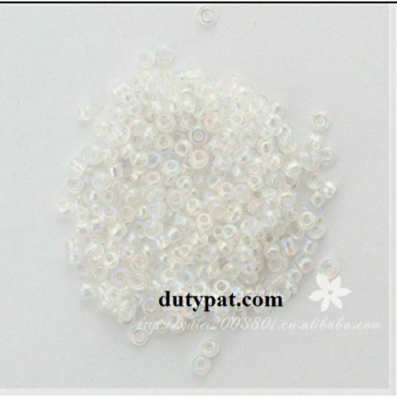 10gam Hạt cườm đại đủ màu size 3mm