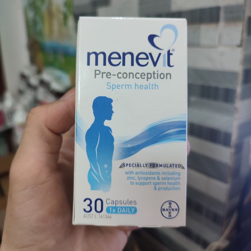 Menevit Tăng Chất Lượng Tinh Trùng 30 viên và 90 viên