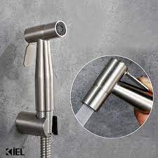 Vòi xịt vệ sinh , bồn cầu , vòi xịt Tera inox 304 siêu mạnh ,chịu áp lực , lõi đồng ( bộ xịt 304 )