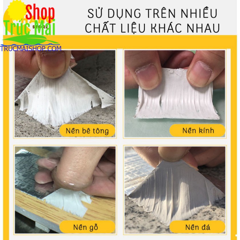 Băng Keo Siêu Dính Đa Năng, Chống Thấm Cho Tường, Trần Nhà, Mái Tôn, Ống Nước Chính Hãng Nhật Bản