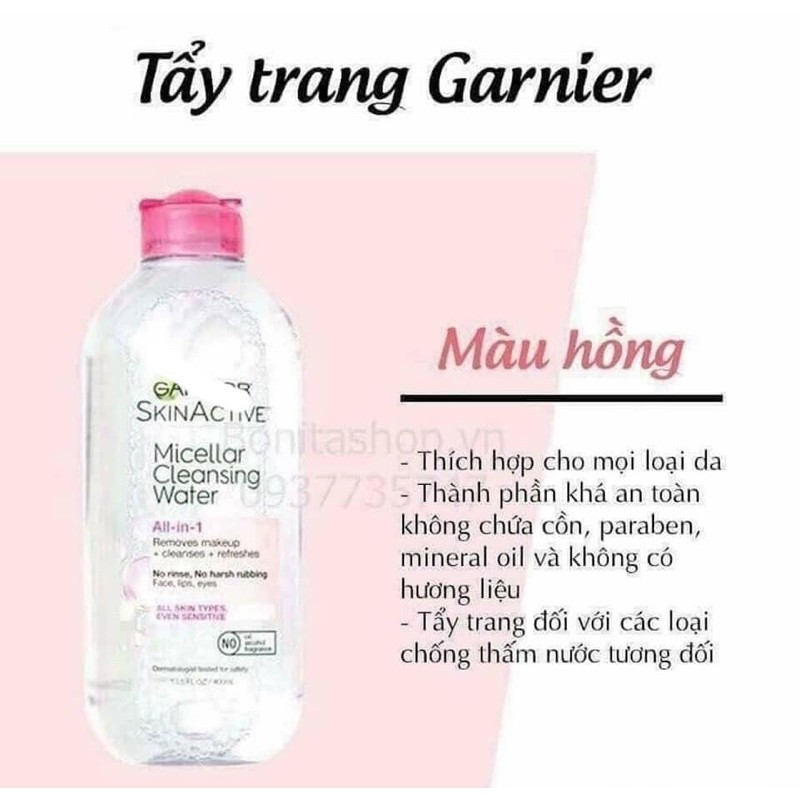 Nước tẩy trang Garnier Micellar Cleansing | BigBuy360 - bigbuy360.vn
