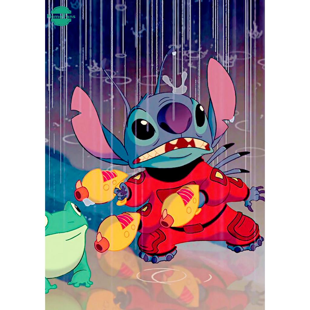 Bộ Tranh Đính Đá 5D Họa Tiết Hoạt Hình Độc Đáo DIY Dùng Trang Trí Nhà Cửa