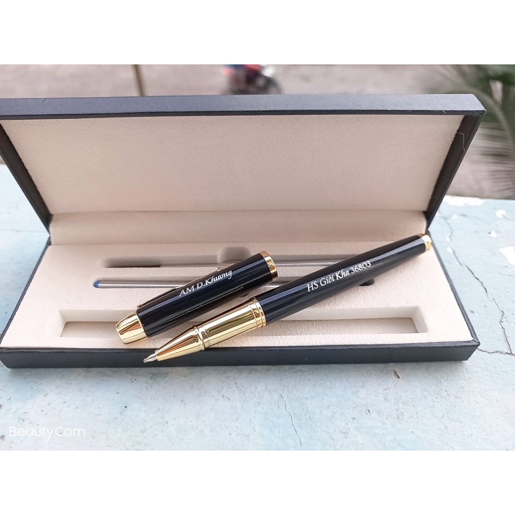 Quà tặng Bút khắc tên/ Bút bi vỏ kim loại/ Bút ký BYL-006