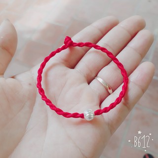 Combo 100 vòng chỉ đỏ mix bi bạc ta