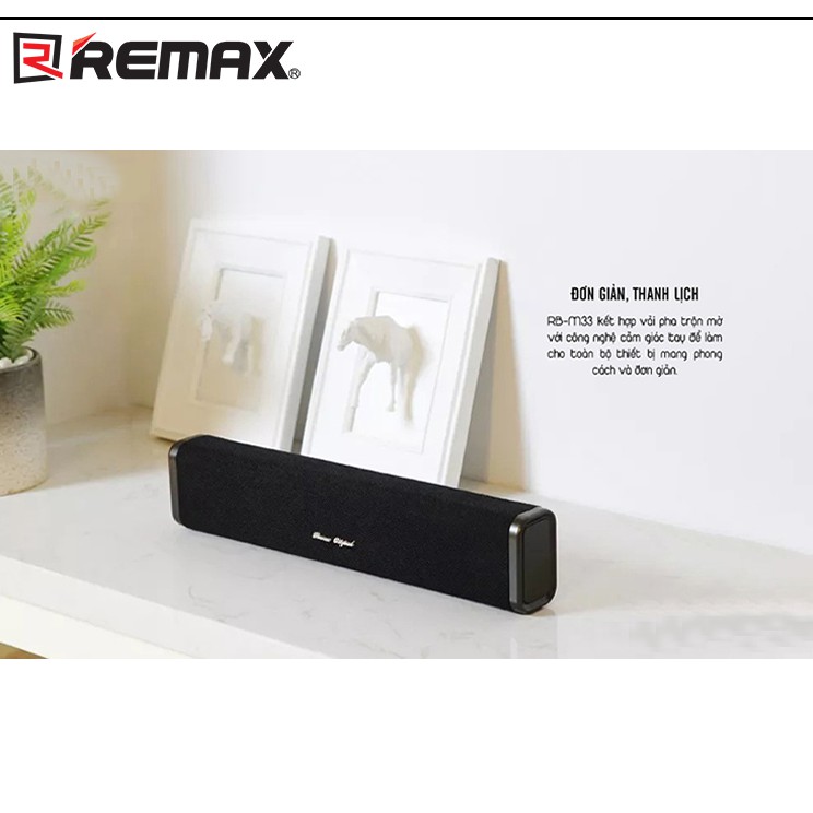 Loa Bluetooth Soundbar Mini Remax RB-M33 thời trang cao cấp