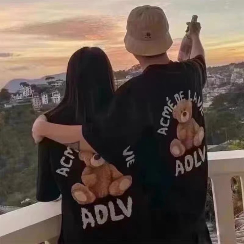 ÁO THUN TAY LỠ COTTON ADLV ACMEDELAVIE FORM UNISEX NAM NỮ (kèm ảnh thật)