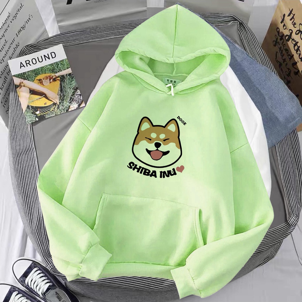 Áo Hoodie UNISEX in hình cún dễ thương