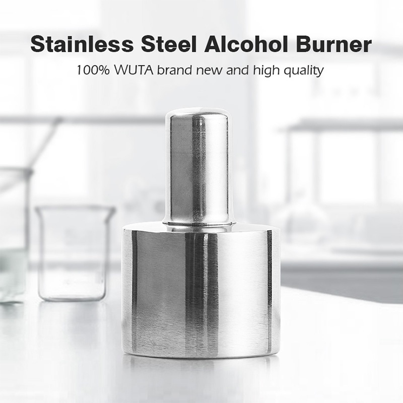 WUTA 200ml Thép không gỉ+Brass Rượu Burner Biochemical Phòng thí nghiệm nha khoa Ánh sáng với Wick Da Quy trình Làm việc Công cụ sưởi ấm An toàn