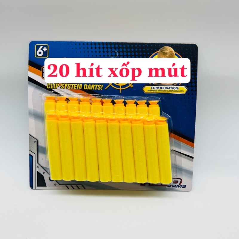 Đồ chơi vỉ 20 viên xốp tường cho bé