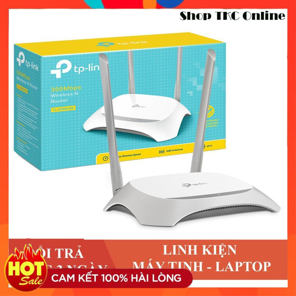 ⚡ Bộ phát wifi 2 Râu Tplink 840N ( Chính Hãng ) | FREE SHIP ĐƠN TỪ 50K ( Cài Đặt Tên Và Mật Khẩu Theo Yêu Cầu )