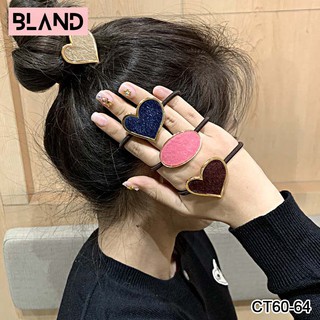 Cột tóc hình trái tim cực đáng yêu