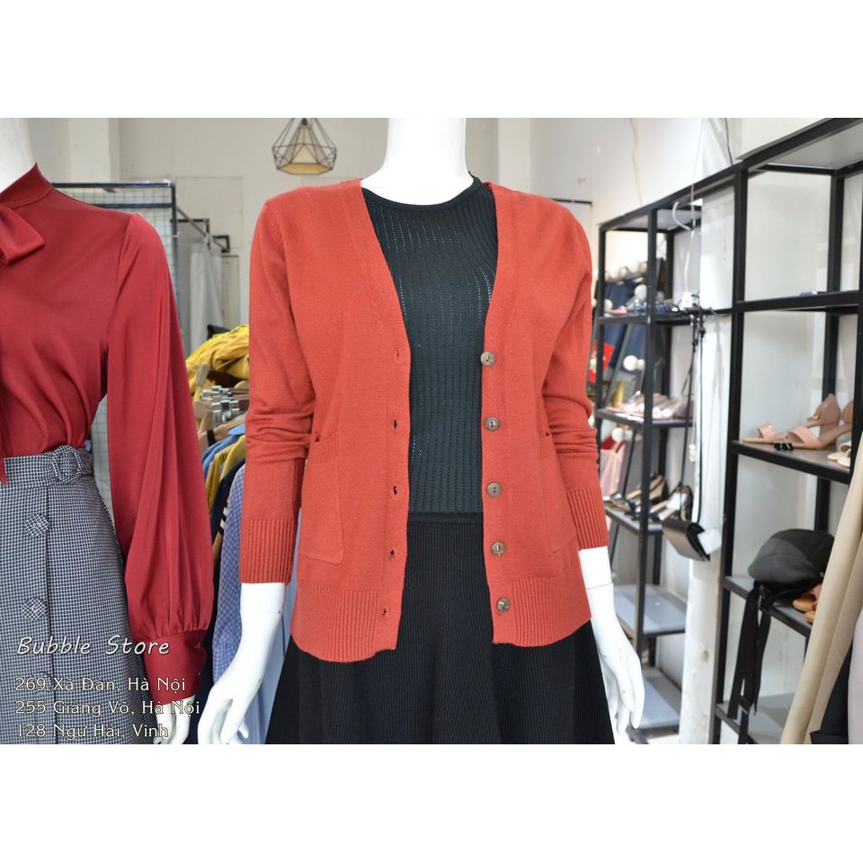 Áo len cardigan  cúc gỗ cổ tim cao cấp nhiều | BigBuy360 - bigbuy360.vn