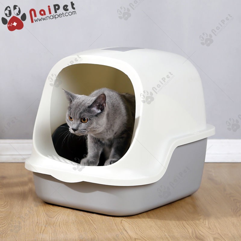 [Mã PET50K giảm Giảm 10% - Tối đa 50K đơn từ 250K] Nhà Vệ Sinh Hộp Vệ Sinh Đựng Cát Hình Hộp NVS005
