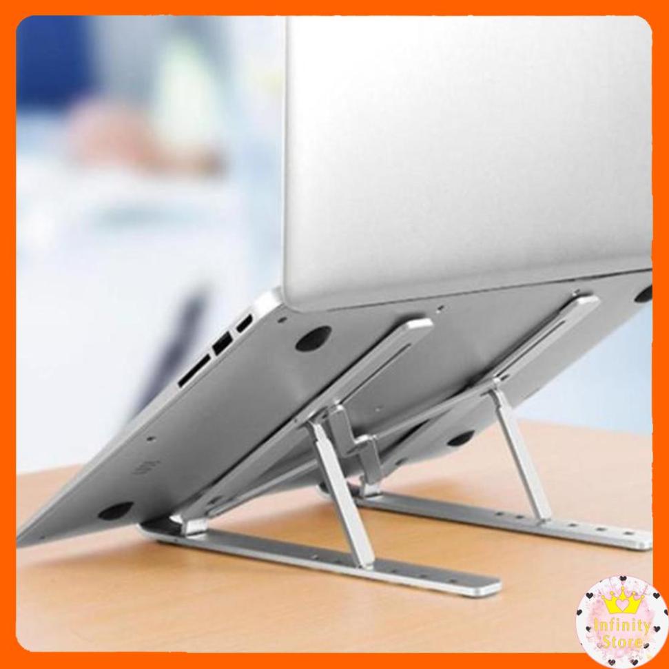 GIÁ ĐỠ LAPTOP NHÔM GẤP GỌN, TĂNG GIẢM ĐỘ CAO LINH HOẠT INFINY DECOR