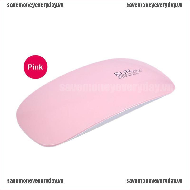 [Save] LED UV Nail Dryer Curing Lamp SUN mini 6W Light Portable Gel Based Polish dry [VN]